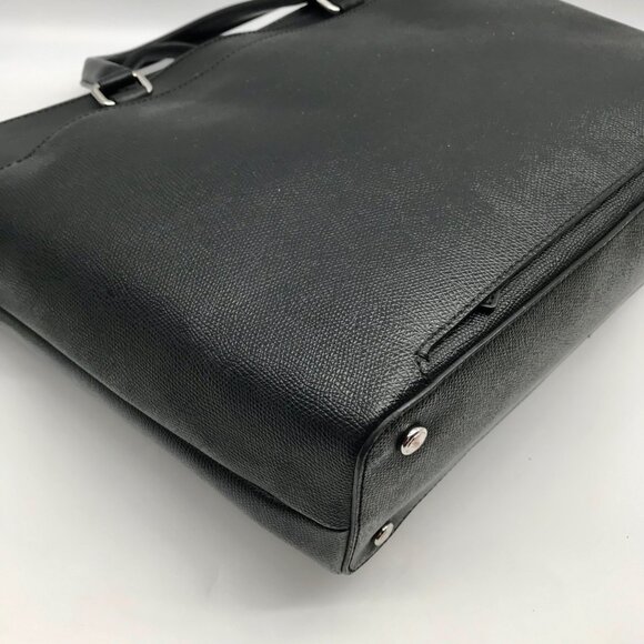 Tumi Black Leather Sinclair Camila Tote Bag - Picture 9 of 10